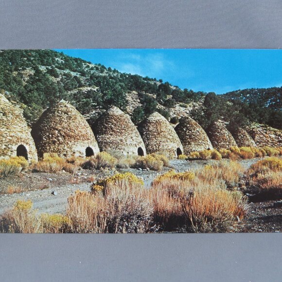 Vintage Postcard - Charcoal Kilns Wildrose Canyon Death Valley - Dexter Press - Picture 4 of 4